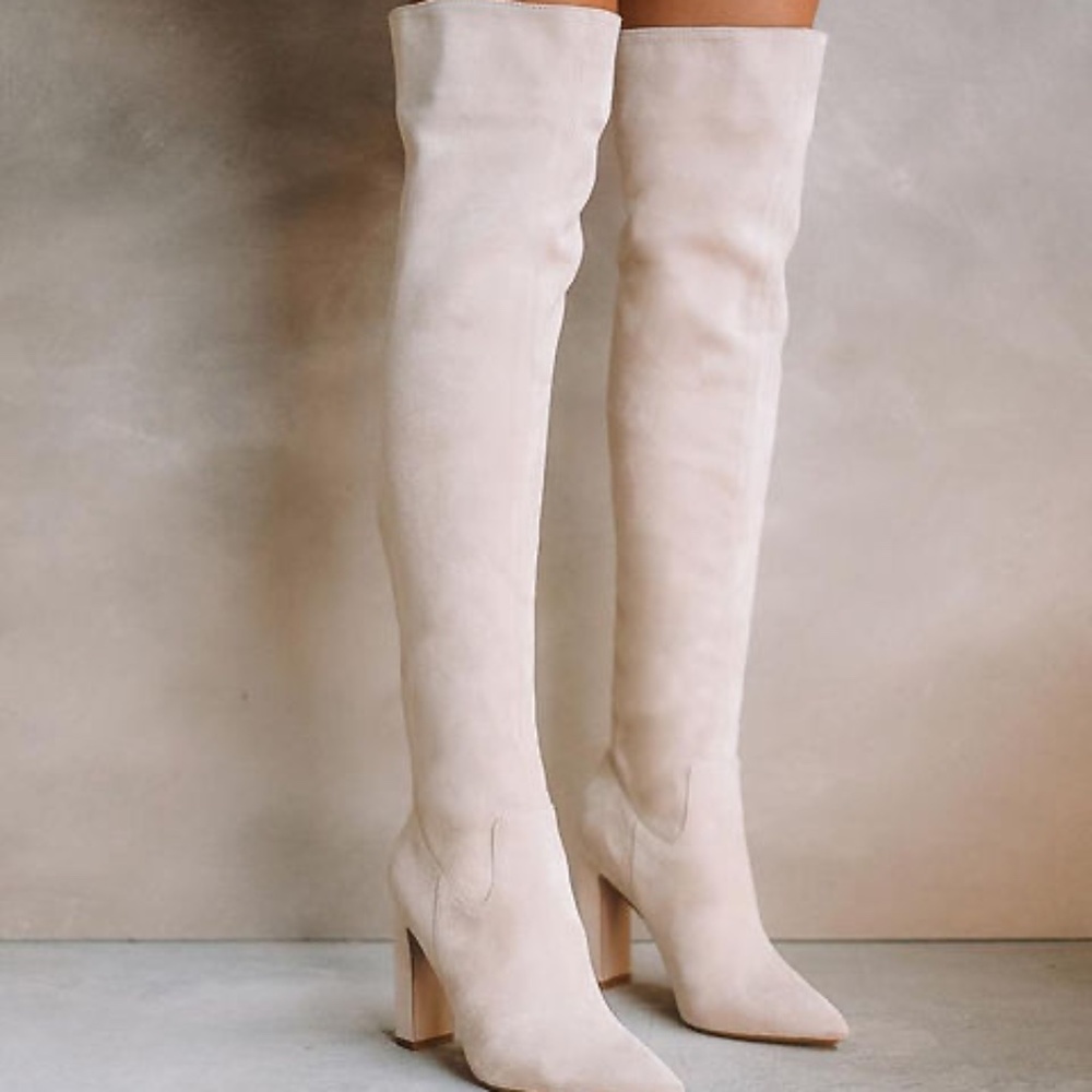 Billini Aaliyah Boots over the knee suede